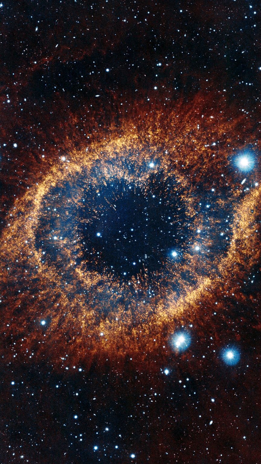 Helix Nebula Eye Of God iPhone Wallpaper In