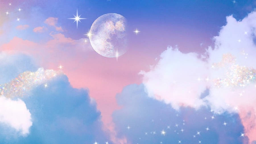 Aesthetic Cloud Desktop Wallpaper