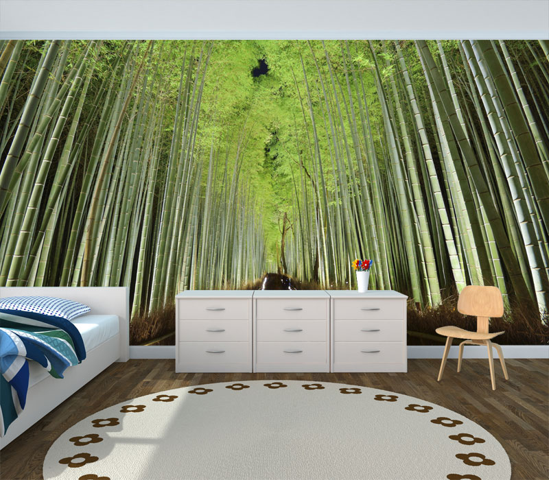 Bamboo Forest Bedroom Wallpaper And Wall Mural
