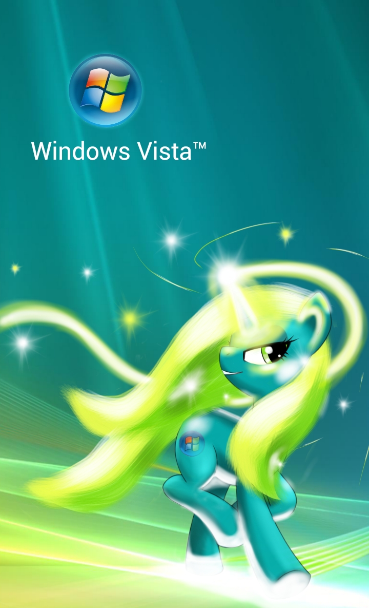 Mlp Windows Vista Pony Phone Wallpaper By Damagek