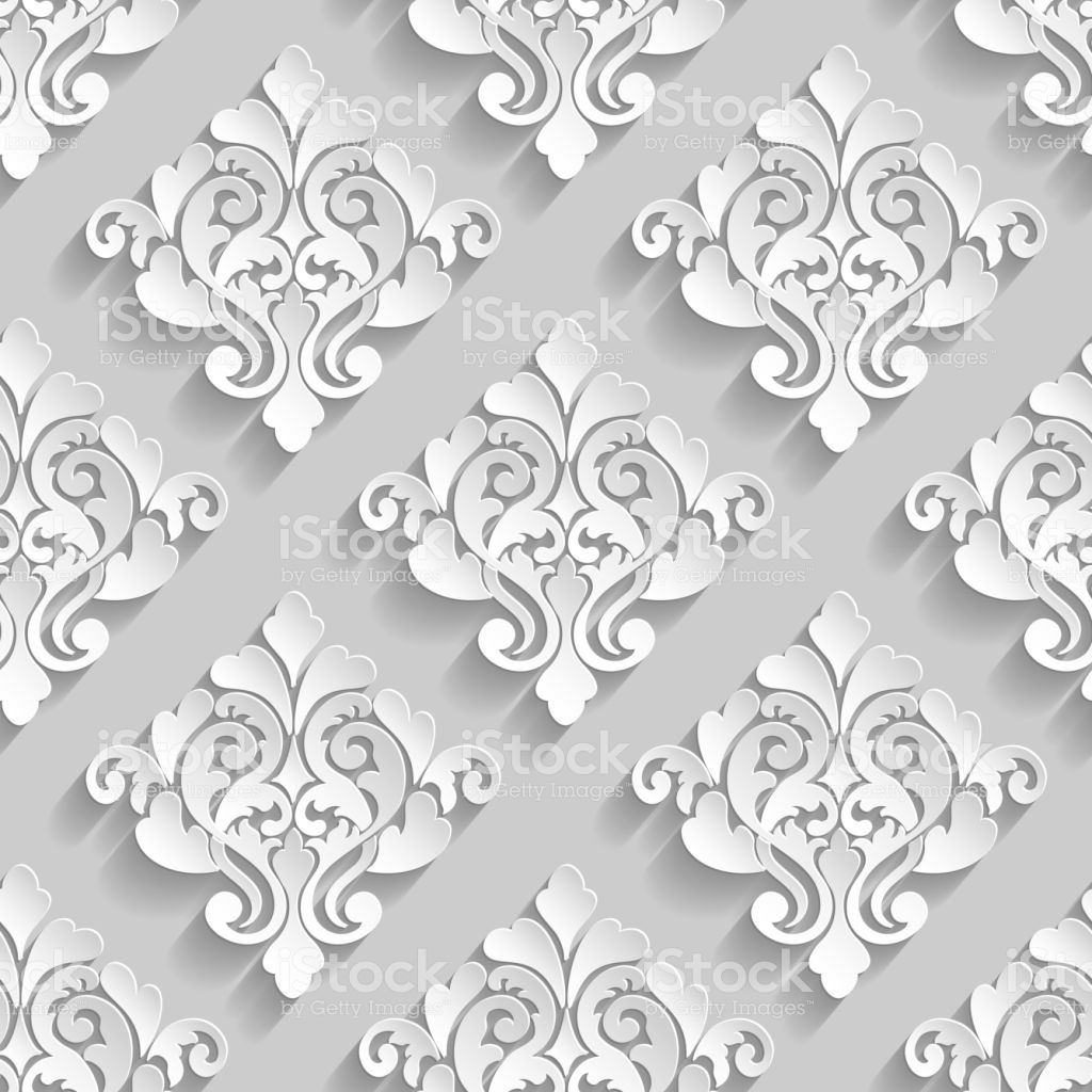 Vector Damask Seamless Pattern Background Elegant Luxury Texture