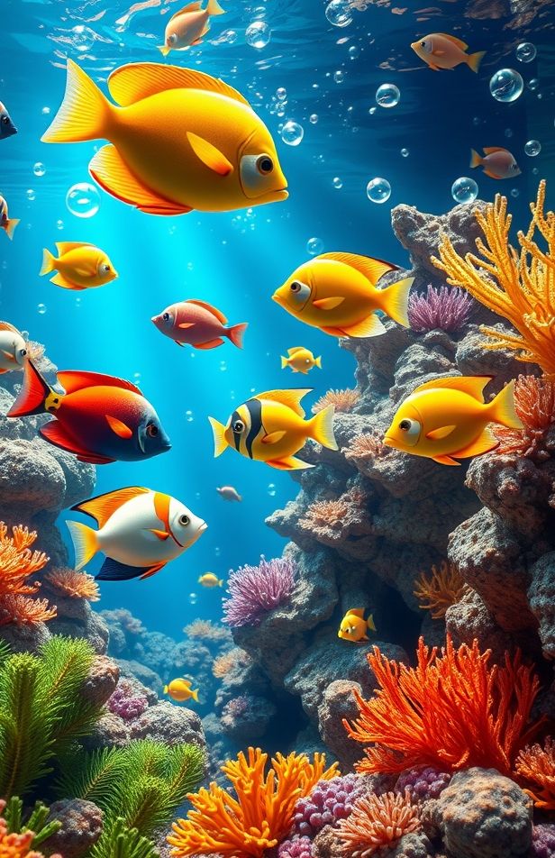 3d Live Aquarium Wallpaper
