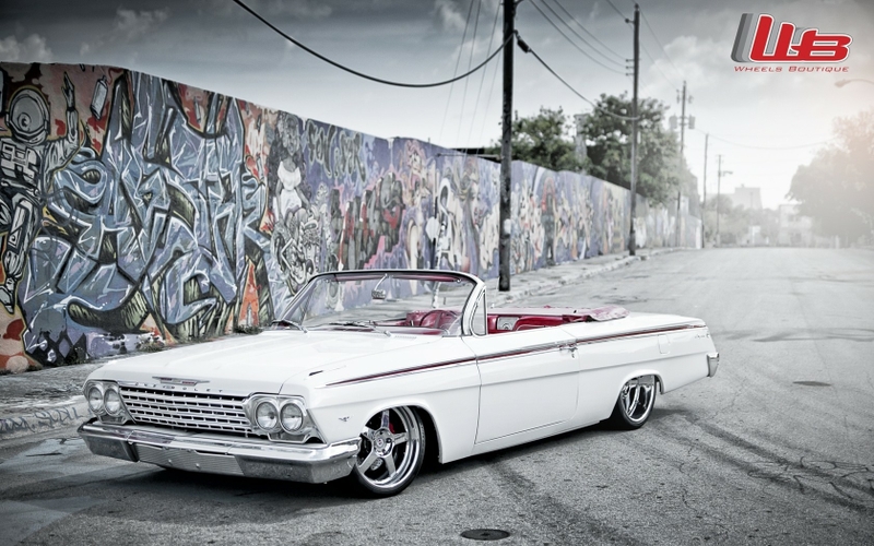 Cars Chevrolet Lowriders White Impala Wallpaper