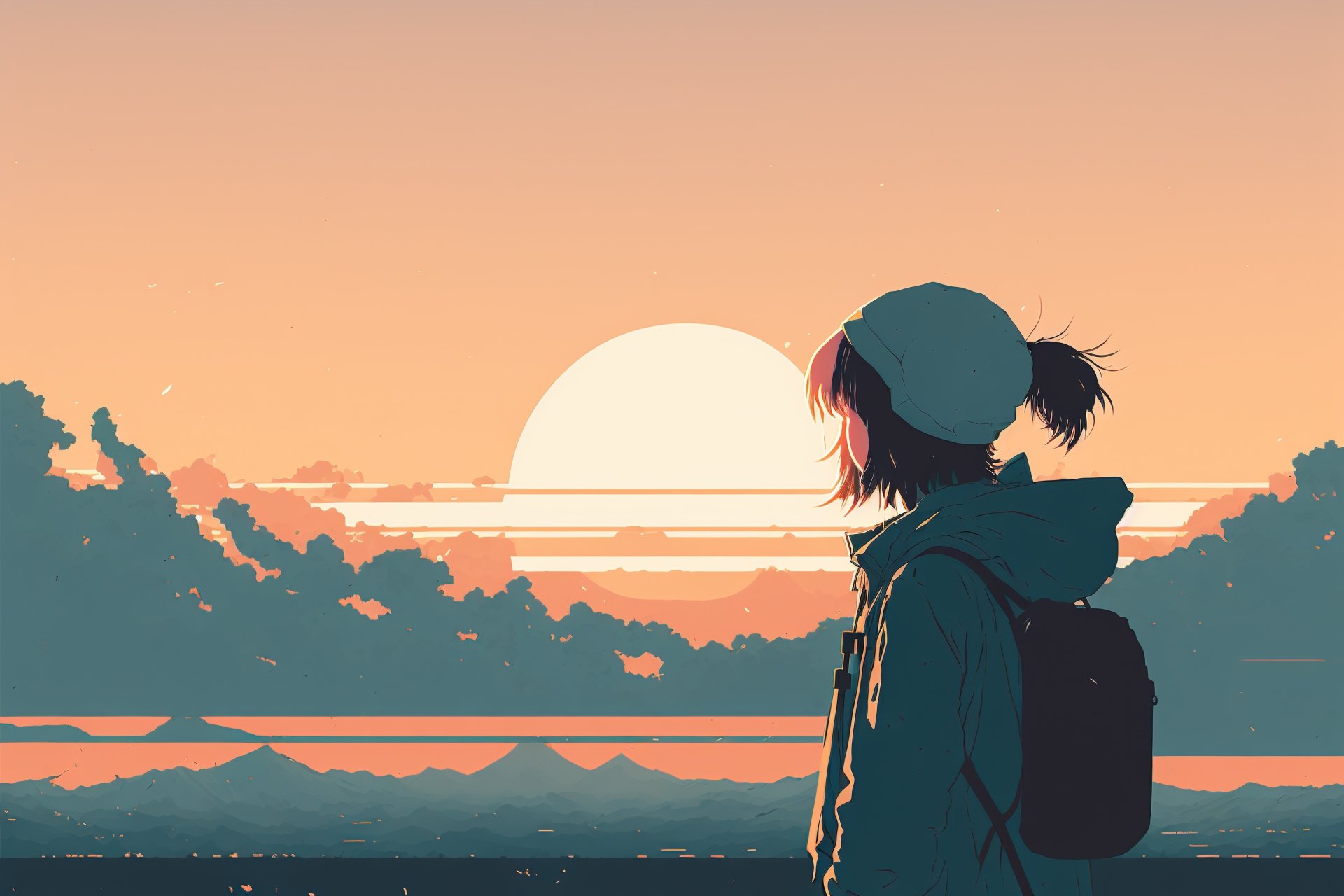 Ai Art Anime Girl 4k Ultra HD Wallpaper By