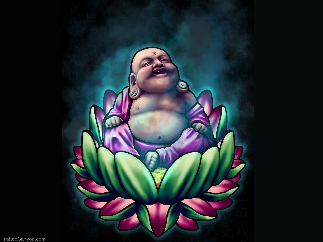 Designs Buddha In The Lotus Flower Tattoo Wallpaper Design