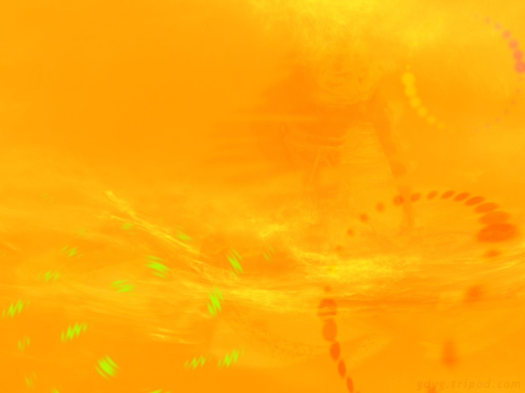 Abstract orange and yellow background with subtle green accents, evoking a warm, energetic, and vibrant mood