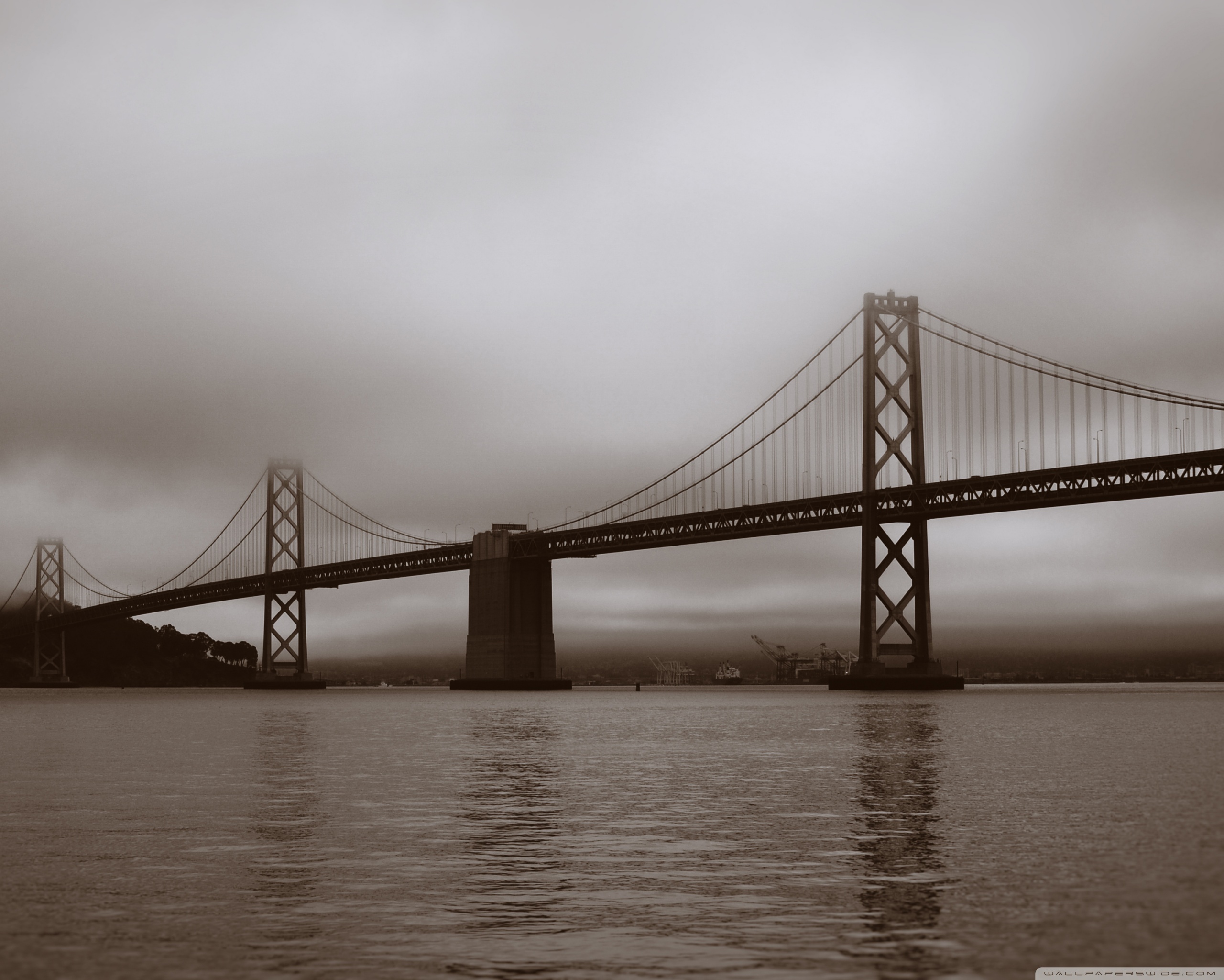 Bay Bridge San Francisco Califonia Ultra HD Desktop Background