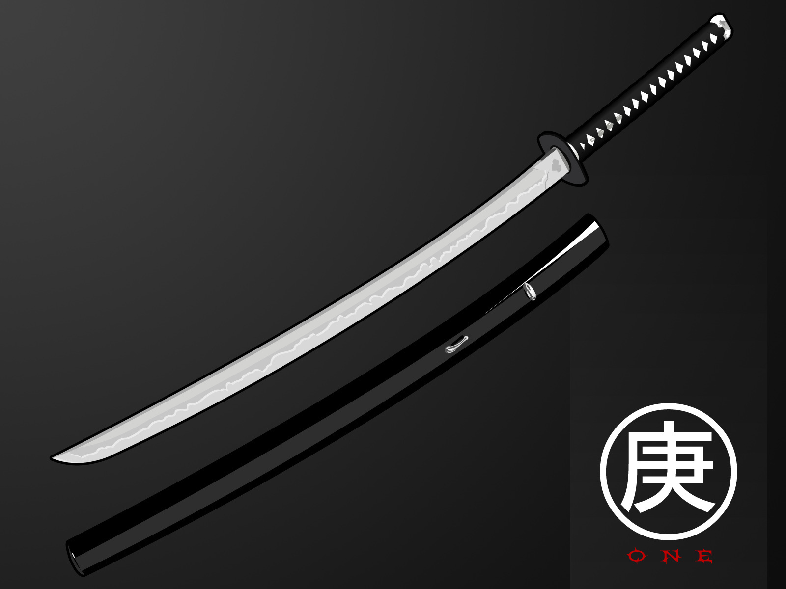 Katana Wallpaper Sword Japan Black Desktop