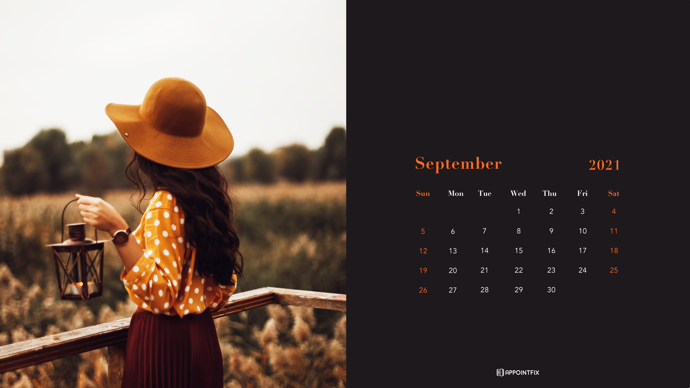 Free September 2021 Calendar Wallpapers Desktop Mobile