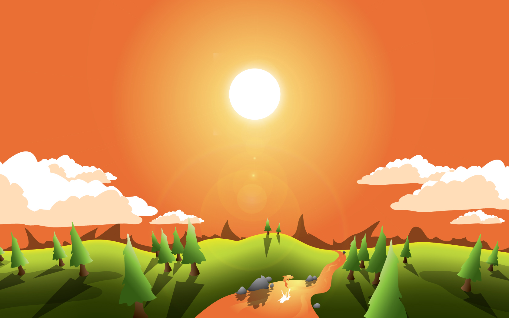 Create A Landscape Wallpaper For Your Desktop