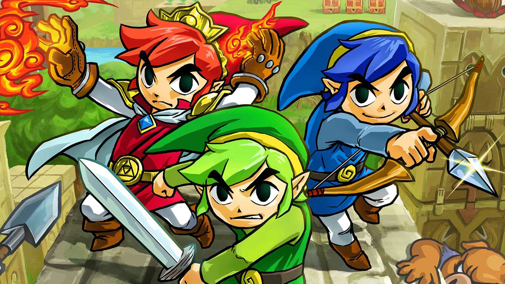 Zelda Tri Force Heroes HD Wallpaper
