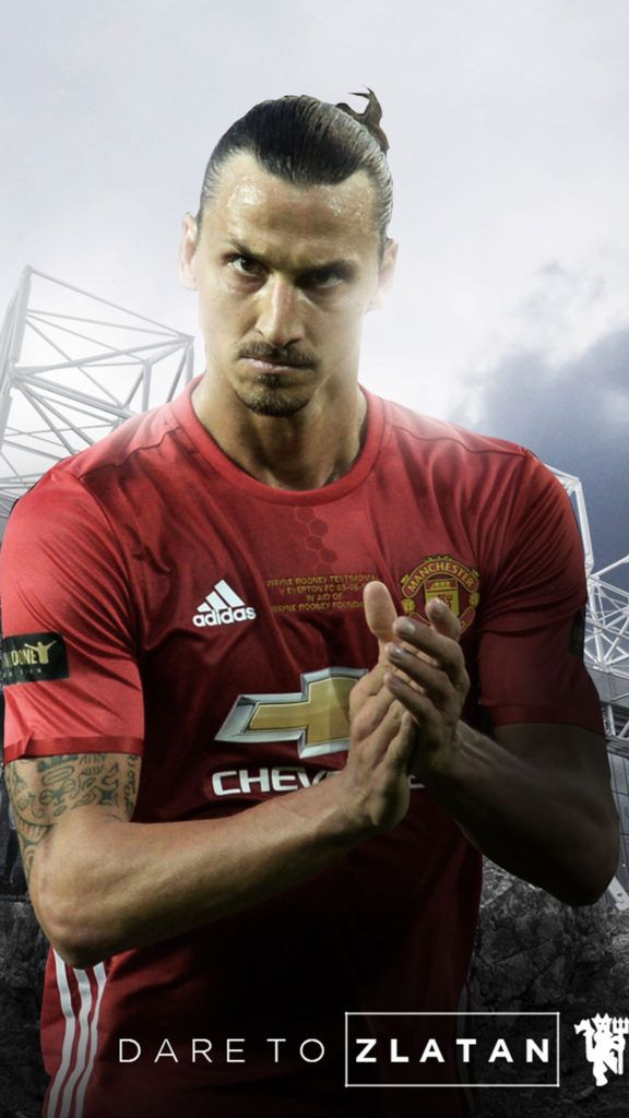 Zlatan Ibrahimovic Manchester United Mobile Wallpaper