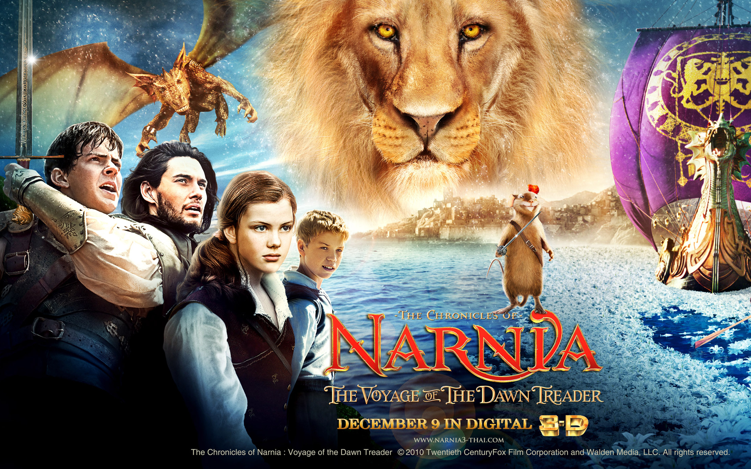 Of Narnia Voyage The Dawn Treader Wallpaper HD