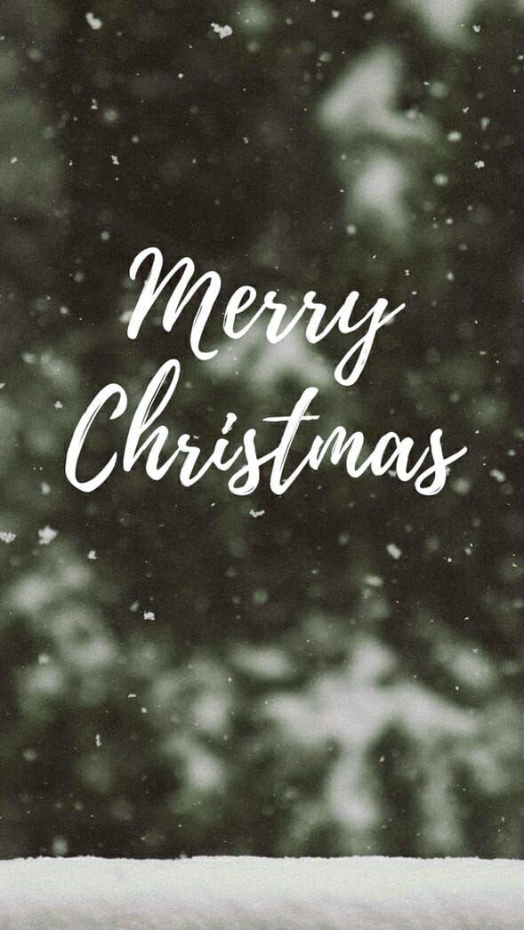 Aesthetic Christmas Wallpaper Background For iPhone