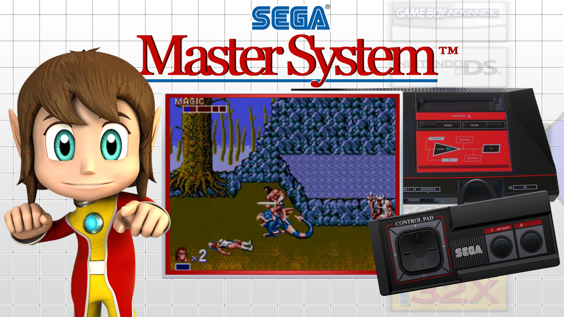 Sega Master System Main Menu 9st Themes