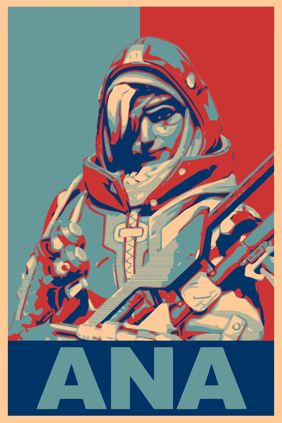 Overwatch Phone Ana Poster Pddzbbig1r7jez44 Wallpaper