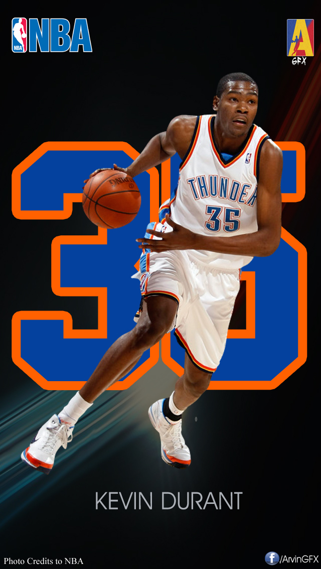Kevin Durant iPhone Wallpaper By Arvingfx