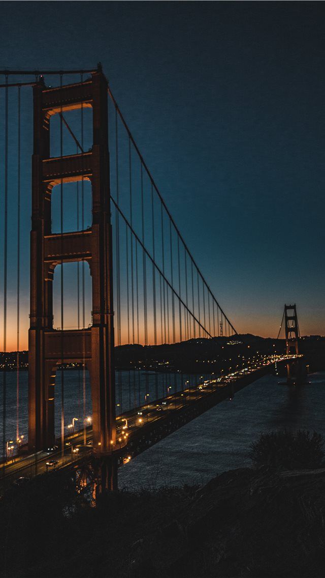 The Golden Gate At Night Wallpaper Beaty Your