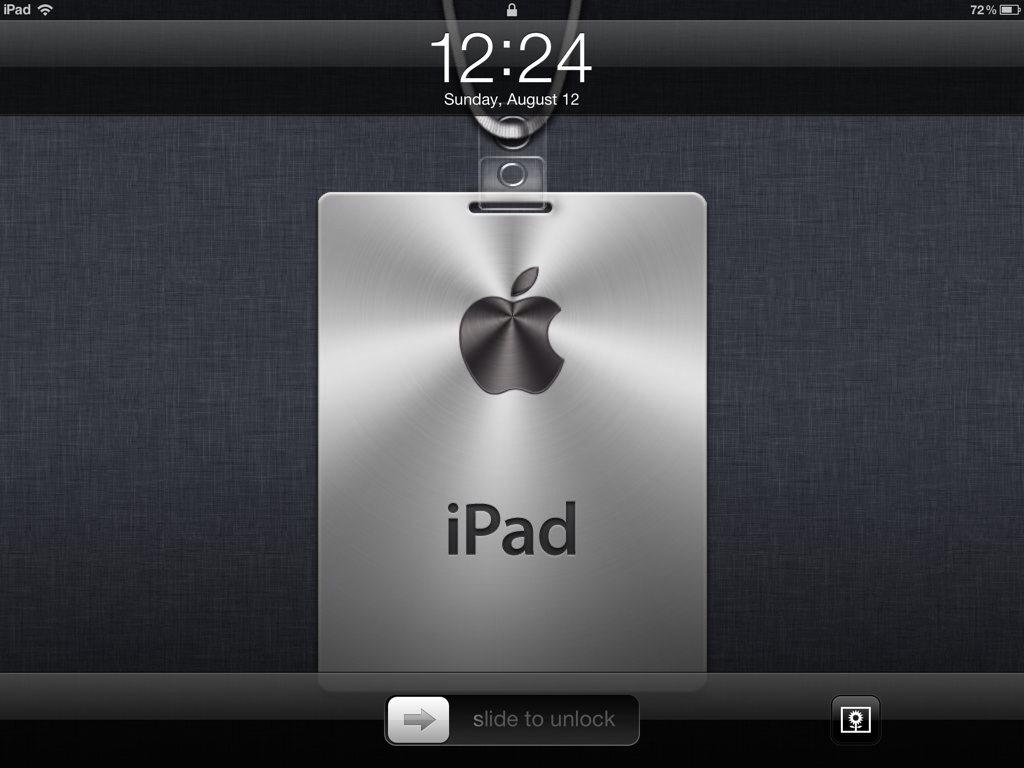 Weekend iPad Wallpaper Nametag Insight