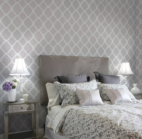 Master Bedroom Accent Wall Wallpaper For The Home
