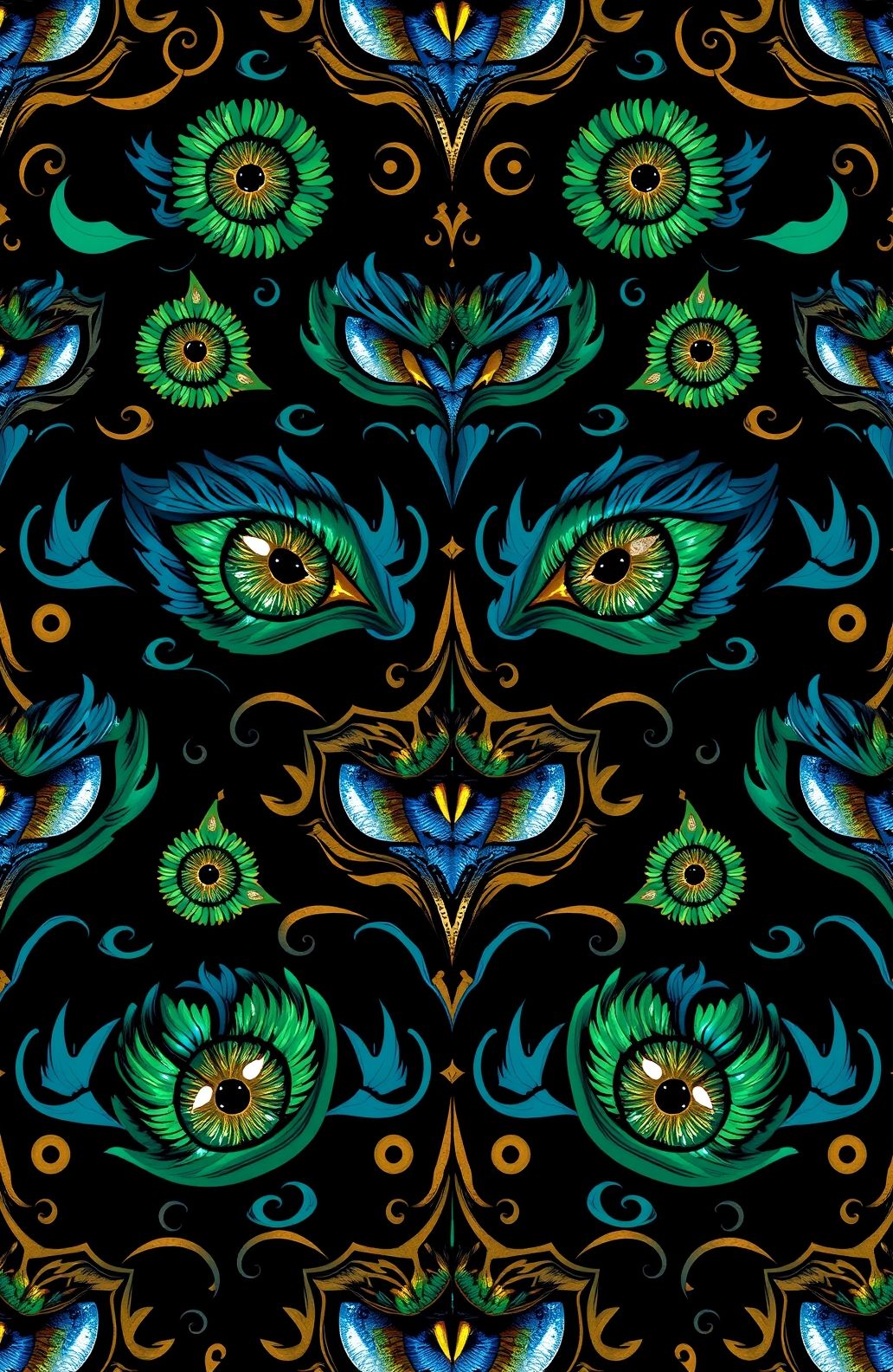 Evil Eyes Wallpaper