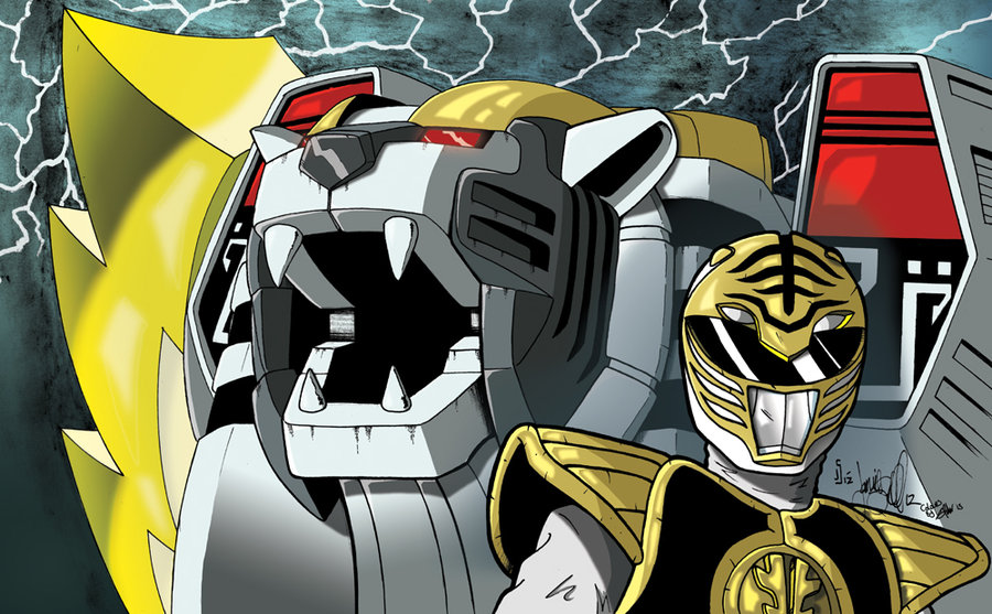White Ranger Colored By Ragelion