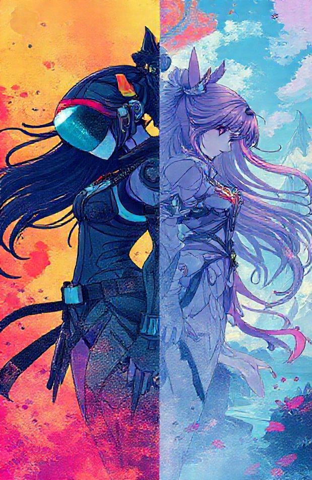 Dual Monitor Wallpaper Girls