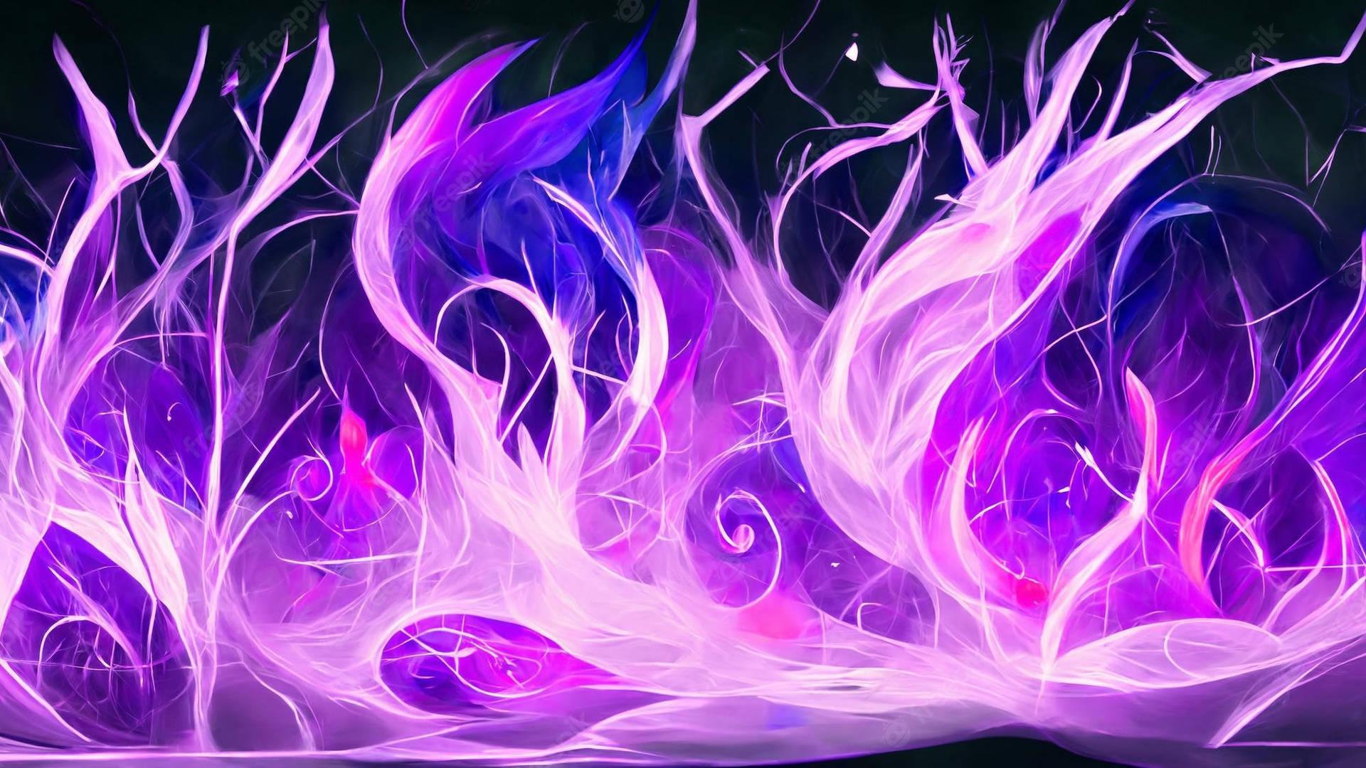 Purple Fire Wallpaper