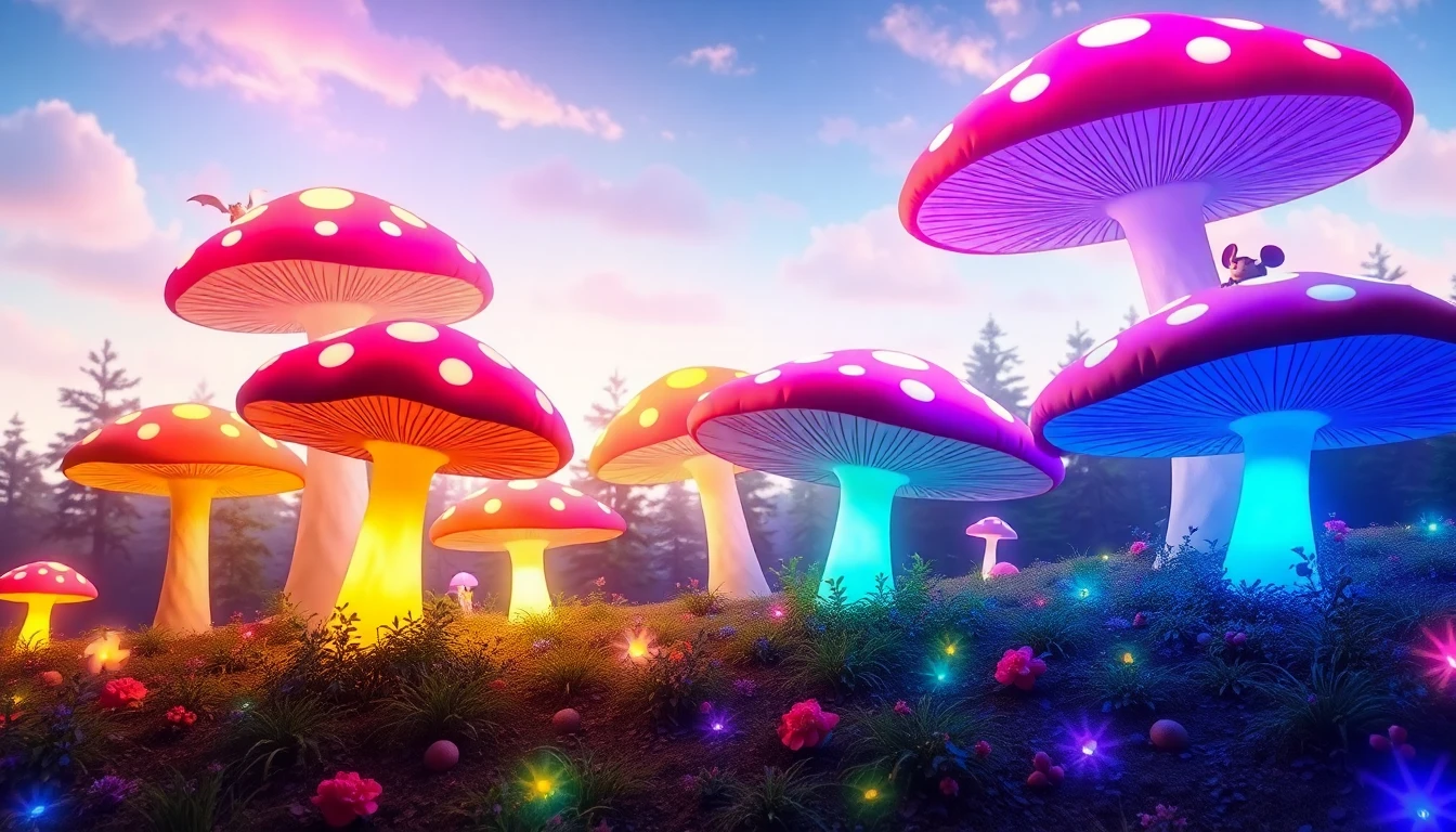 Fantasy Mushroom Wallpaper