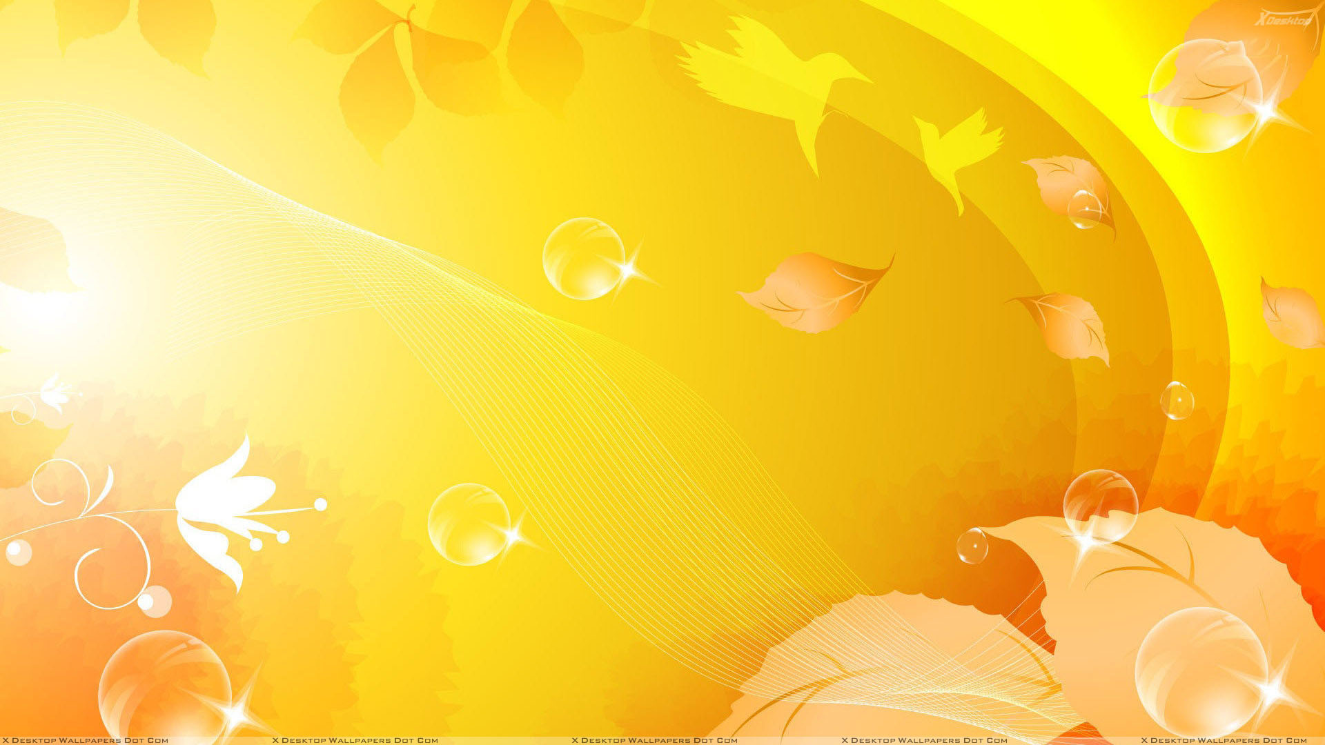 Neon Yellow Background Wallpaper