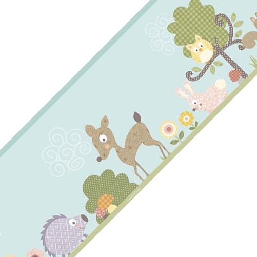 Free download Woodland Animals Wall Border Roll Self Stick Wall Accent