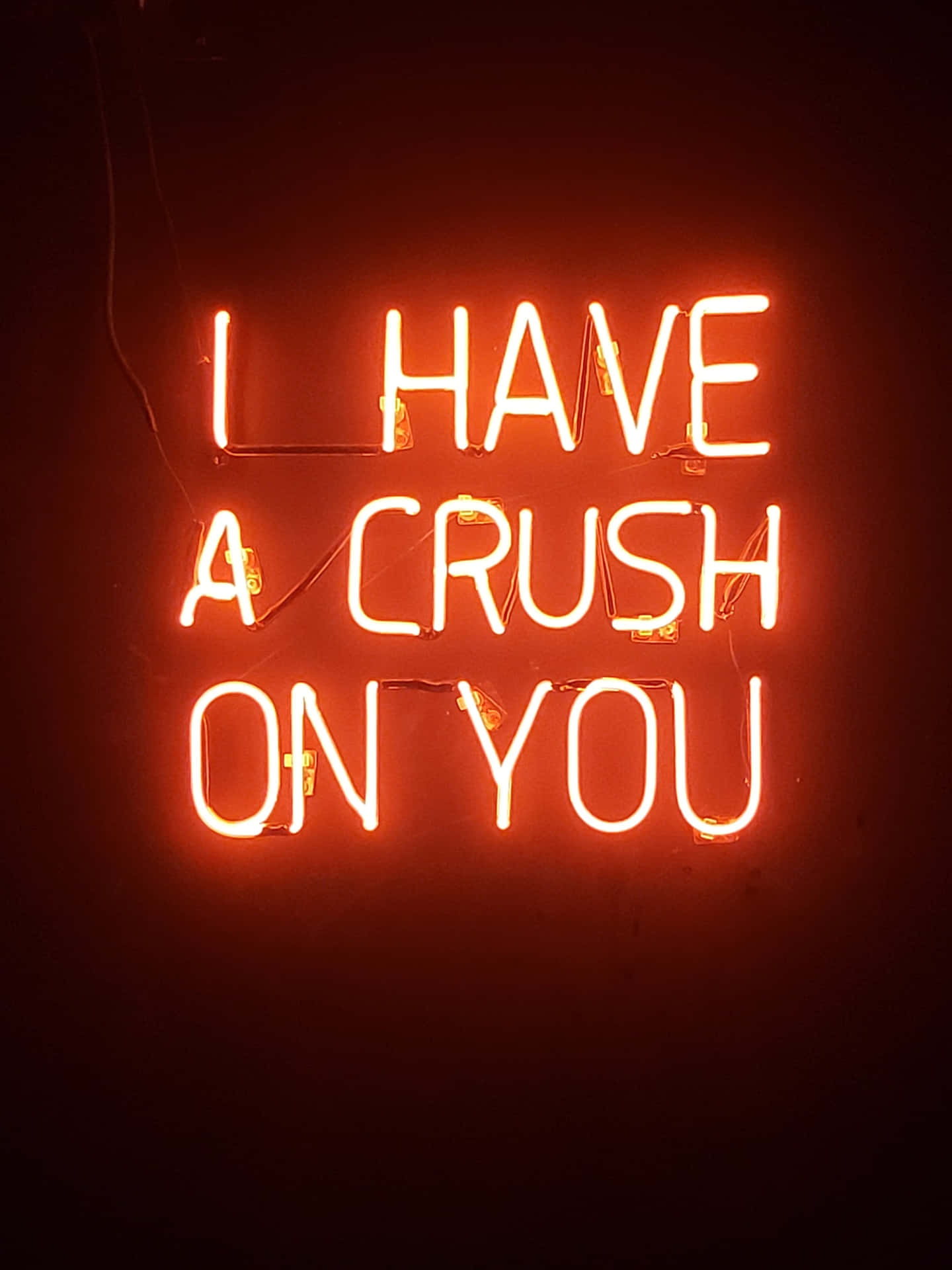 Neon Red Aesthetic Wallpaper