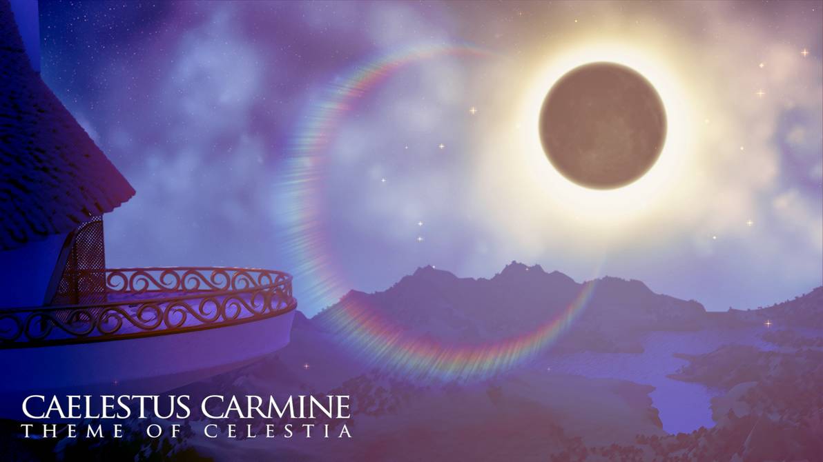 Caelestus Carmine Eclipse Wallpaper By Etherium Apex