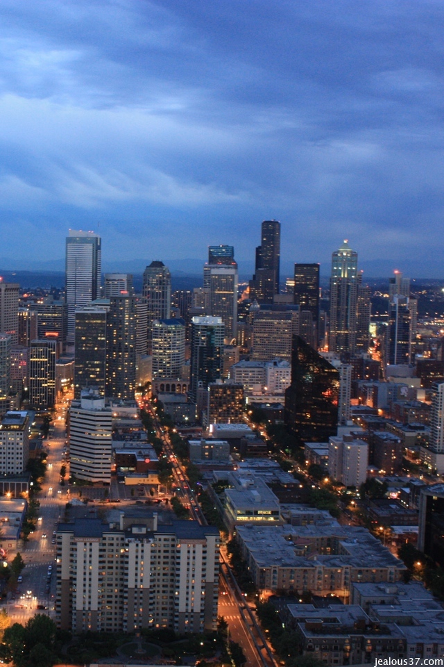 Seattle Skyline Wallpaper iPhone