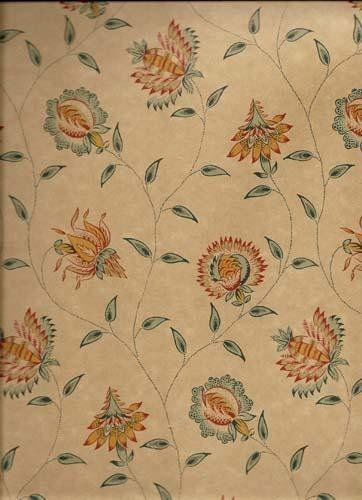 Ralph Lauren Tan Floral Wallpaper Lcw18076 Sold By The Yard