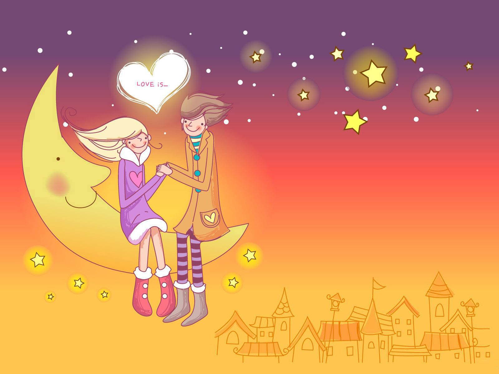 Wallpaper Romantic Love