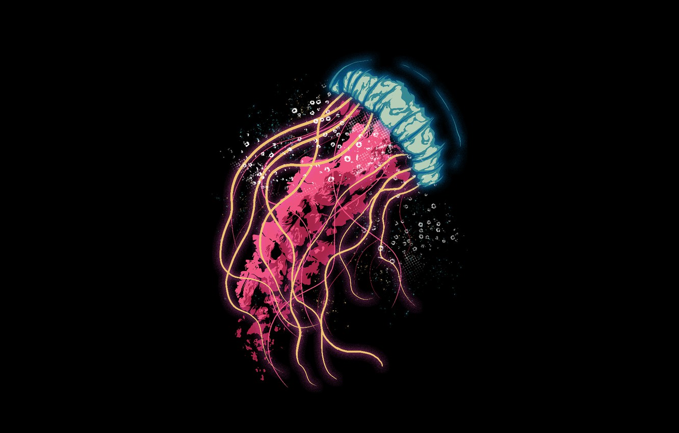Wallpaper Medusa tentacles black background images for desktop