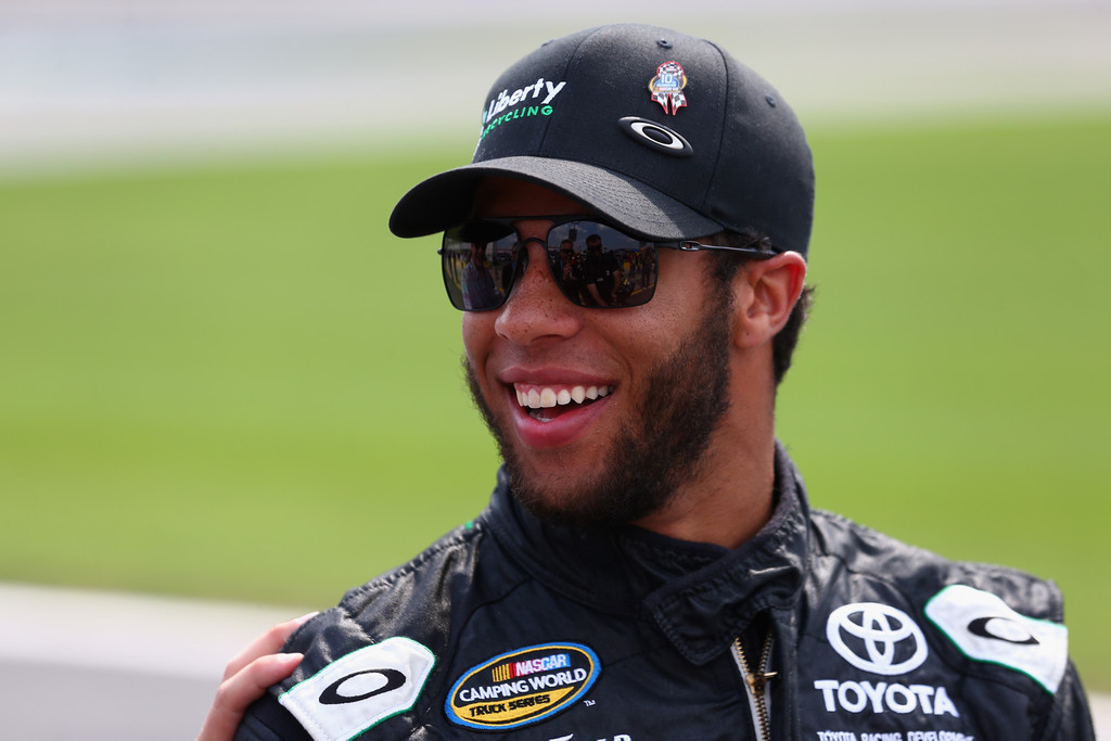Darrell Wallace Jr In Charlotte Motor Speedway Day
