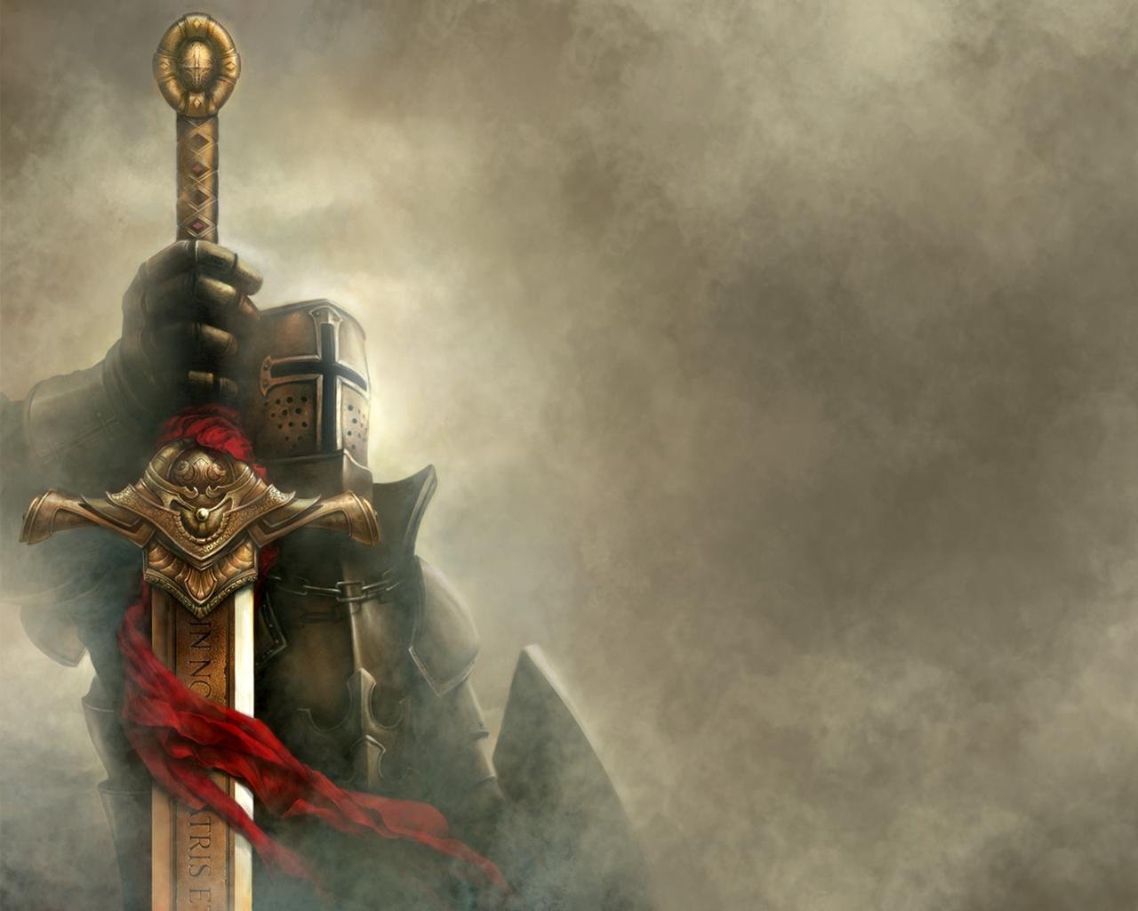 WALLPAPERS HD FREE   Knights Warriors Medieval 1280x1024