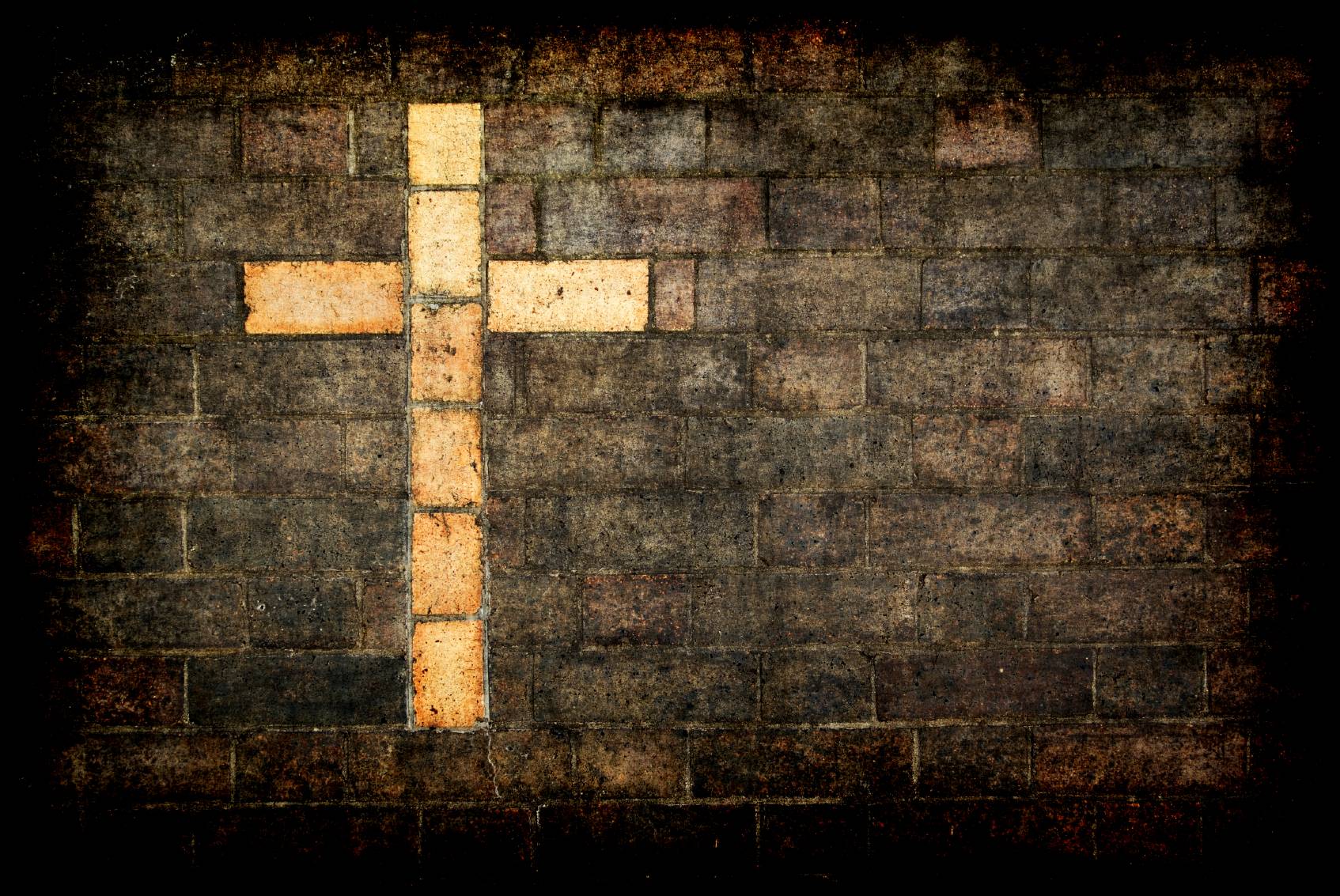 Cross Image With Background