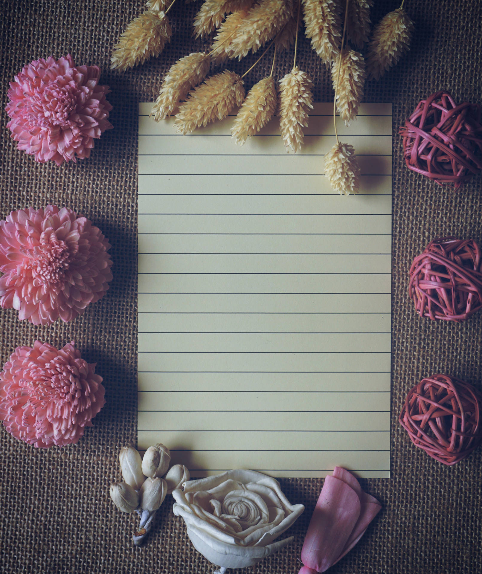 Blank Paper Floral Design 76ewm7h59w9agfch Wallpaper