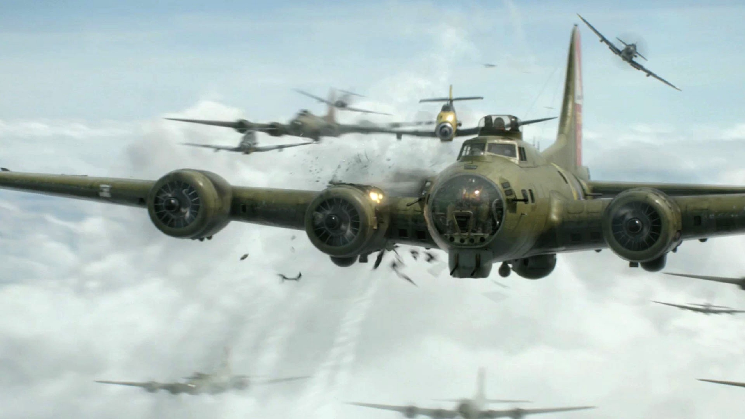 World War Ii B17 Flying Fortress Mission Wallpaper Art HD