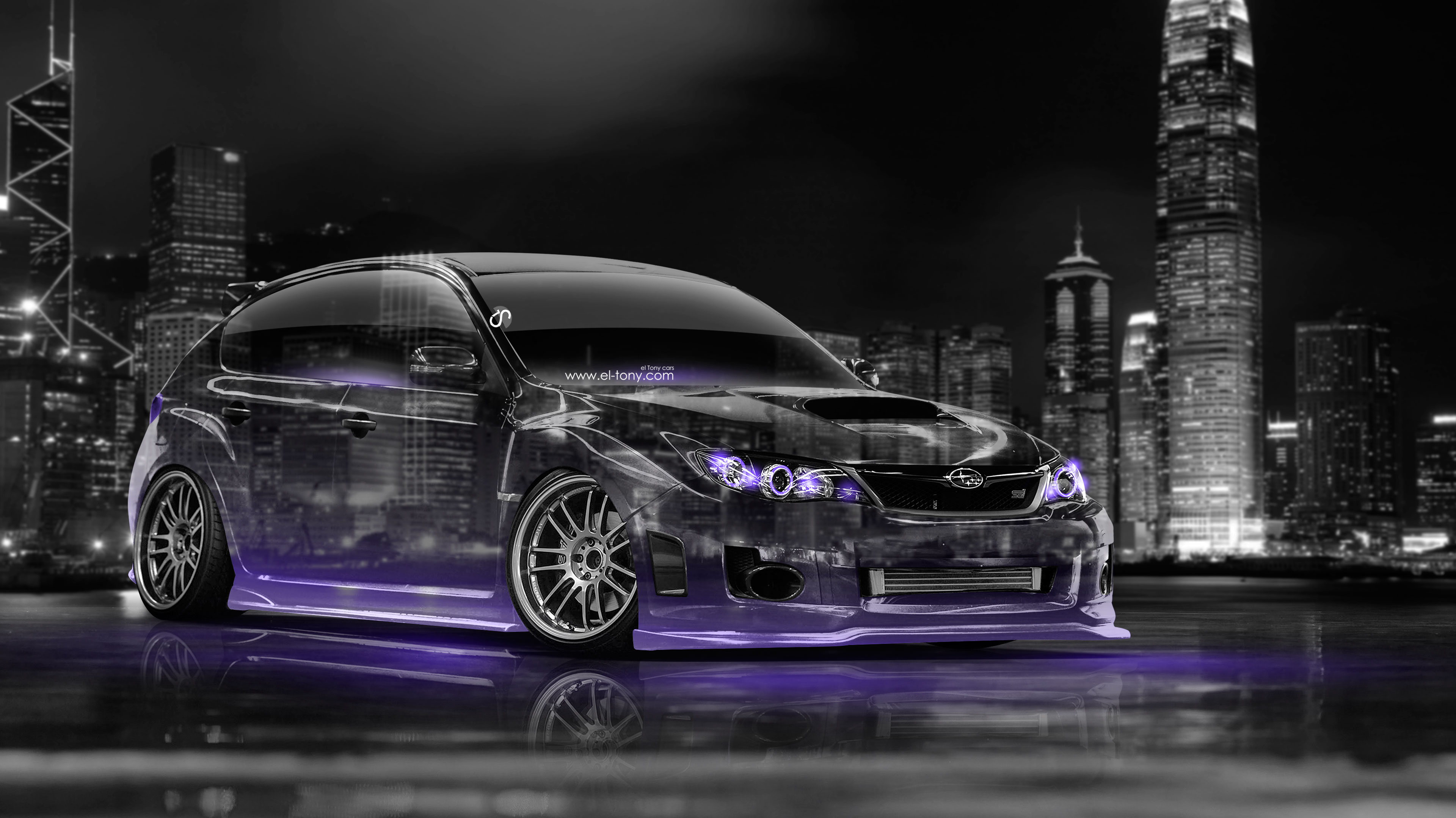 Subaru Impreza Wrx Sti Jdm Tuning Crystal City Car