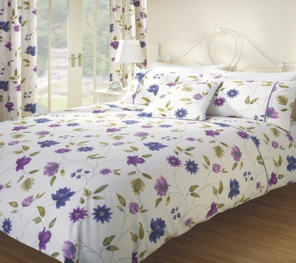 Classic Floral Print Cushion To Match Charlotte Duvet Set And Pencil
