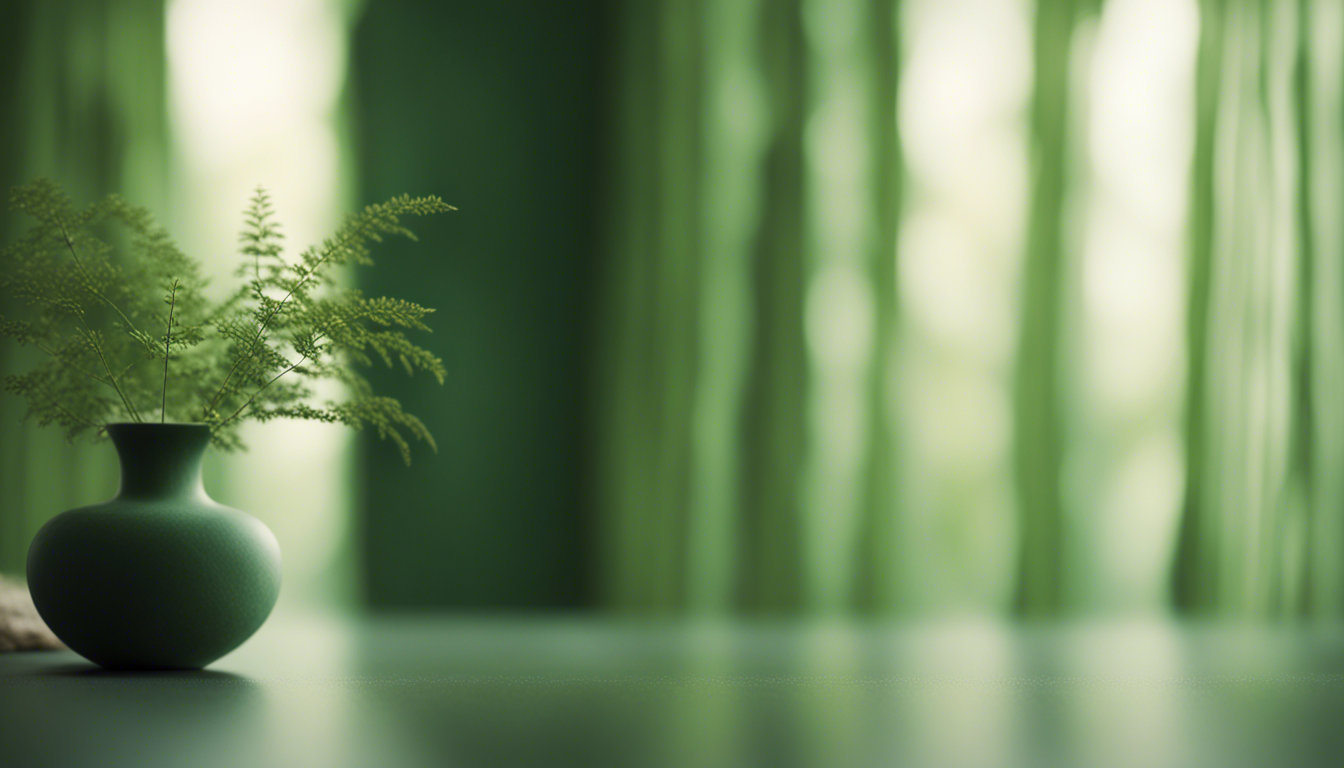 Green Minimalist Aesthetic Wallpaper
