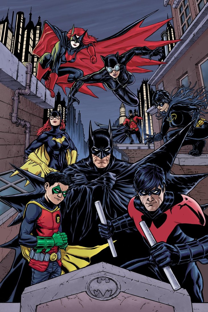 The Bat Family By Craigcermak