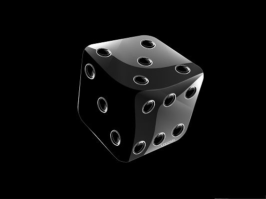 Wallpaper Background Crystal Clear Dice On Dark