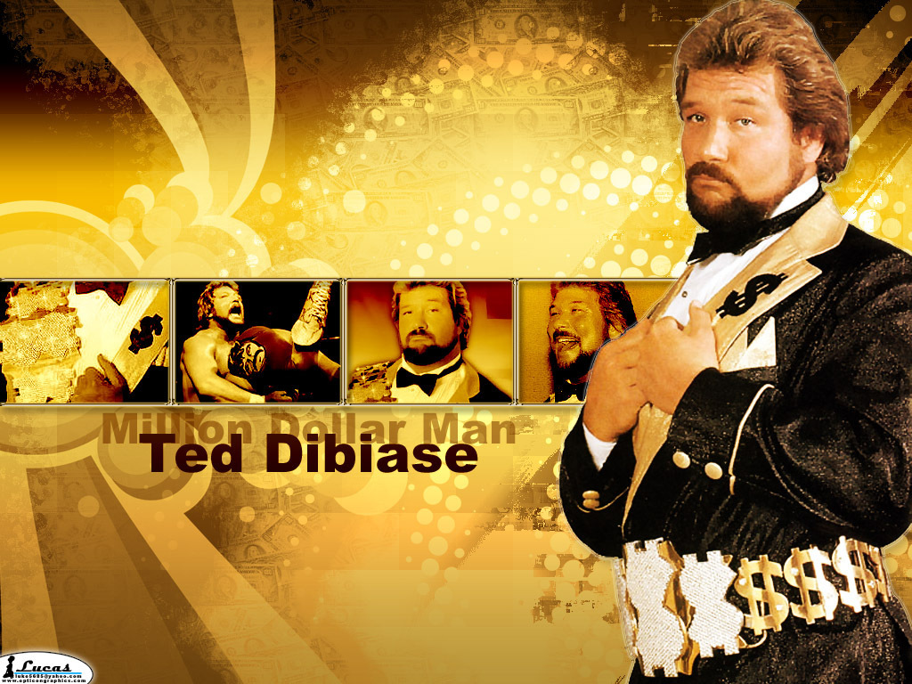 Million Dollar Man Ted DiBiase   Classic WWF   Professional Wrestling
