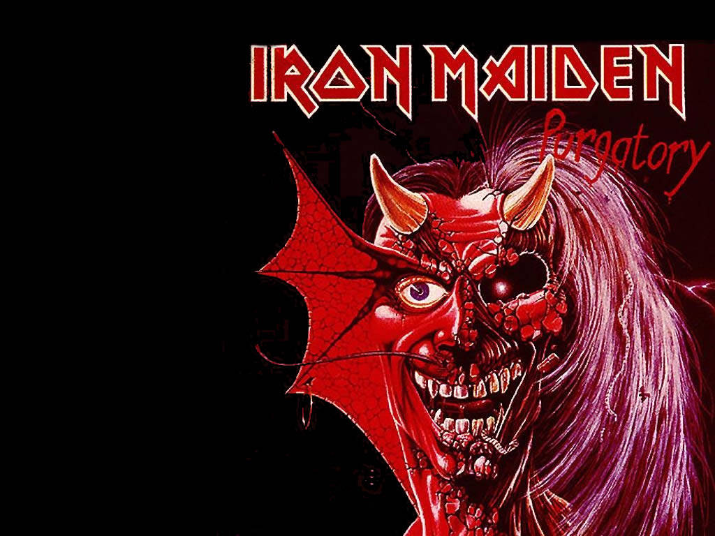 Iron Maiden Logo Wallpaper Displaying Image For