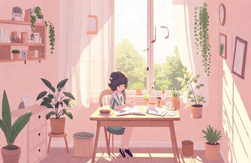 Lofi Anime Aesthetic iPad Wallpaper